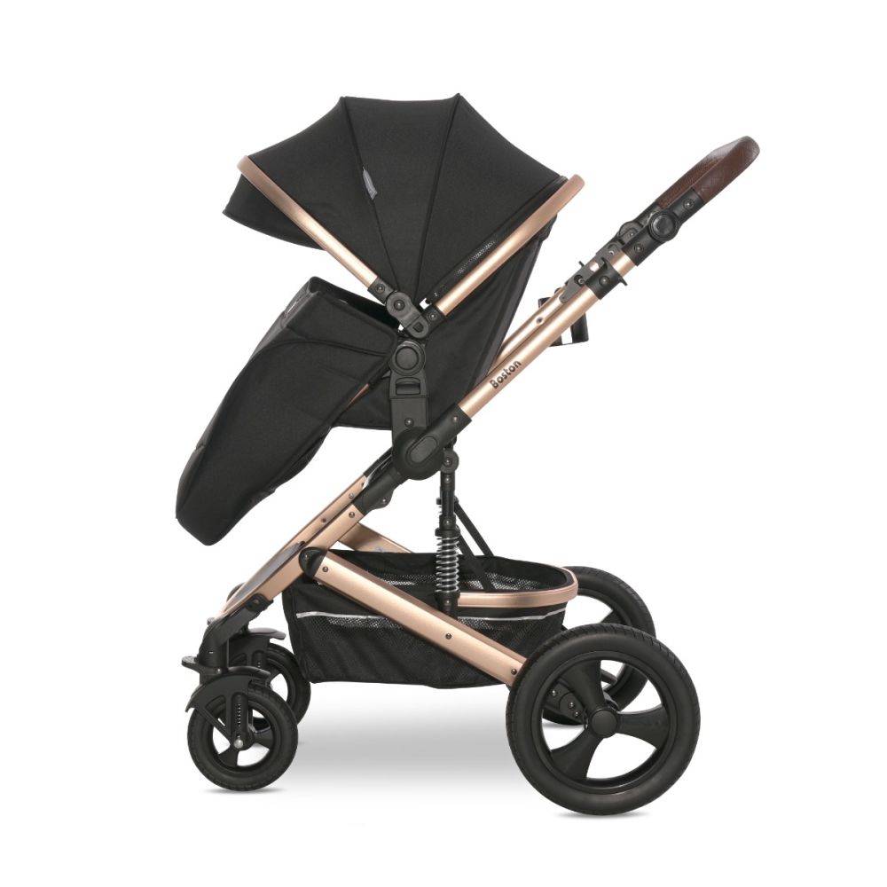 Carucior set transformabil Lorelli Boston, pana la 22 kg, Black