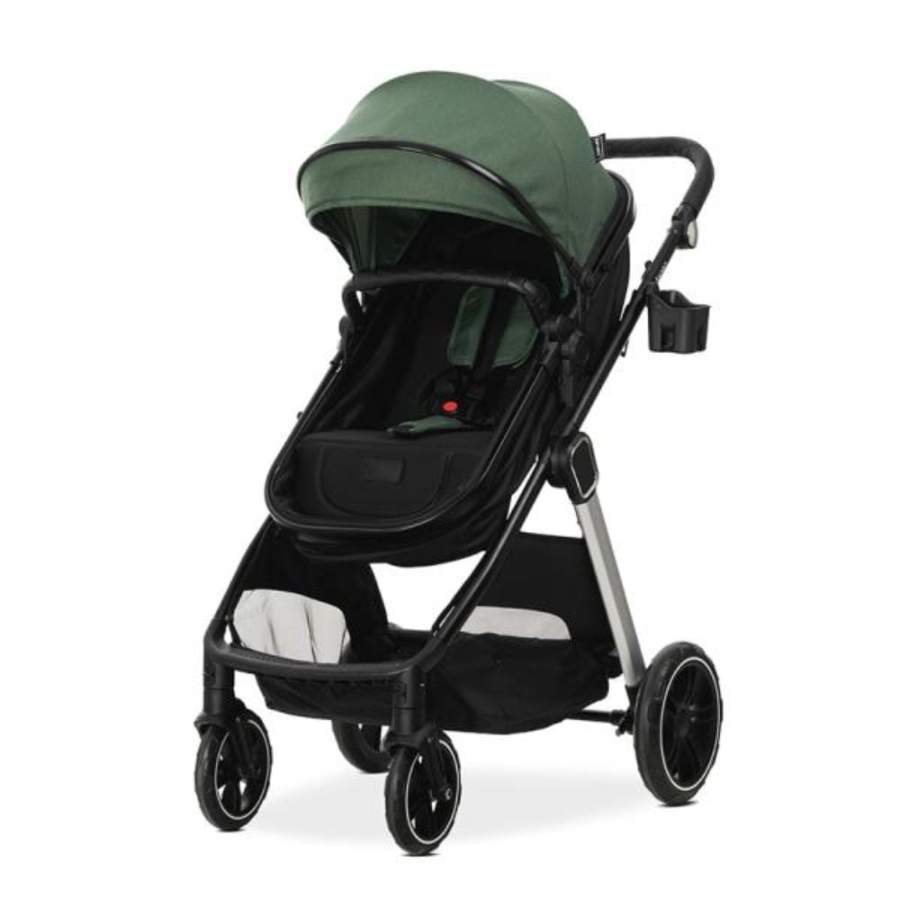Carucior set 3 in 1, Lorelli Aspen, pana la 22 kg, Green