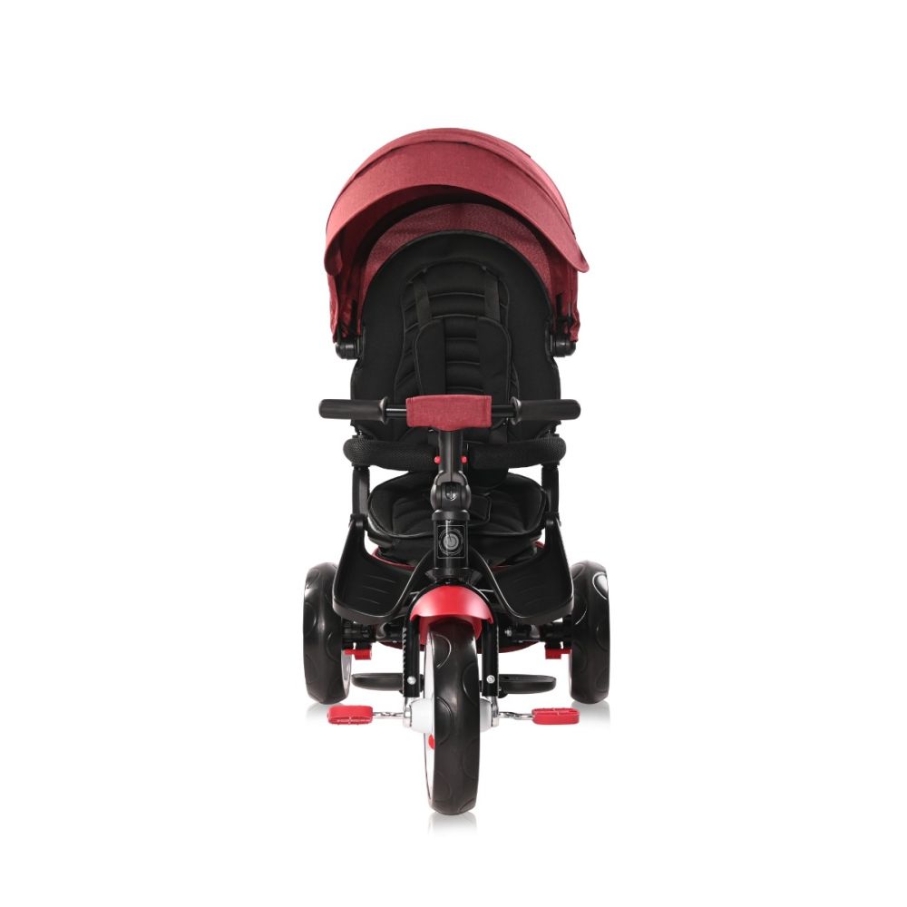 Tricicleta multifunctionala, 4 in 1, Lorelli Jaguar, Red Black Luxe