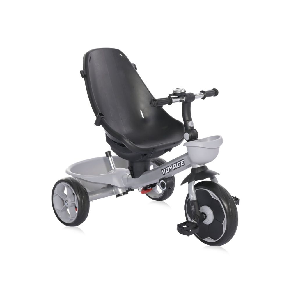 Tricicleta pentru copii cu sezut reversibil, Lorelli Voyage, 1-5 ani, Grey