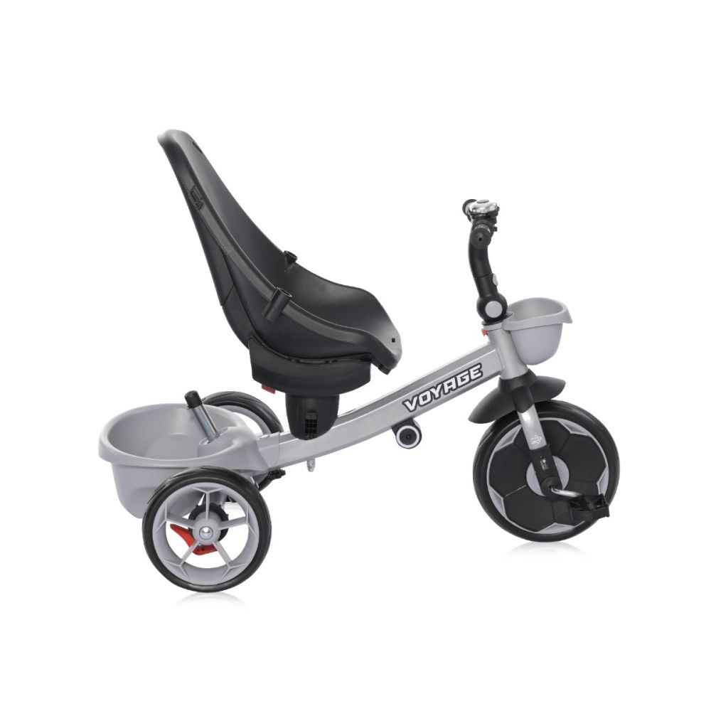 Tricicleta pentru copii cu sezut reversibil, Lorelli Voyage, 1-5 ani, Grey