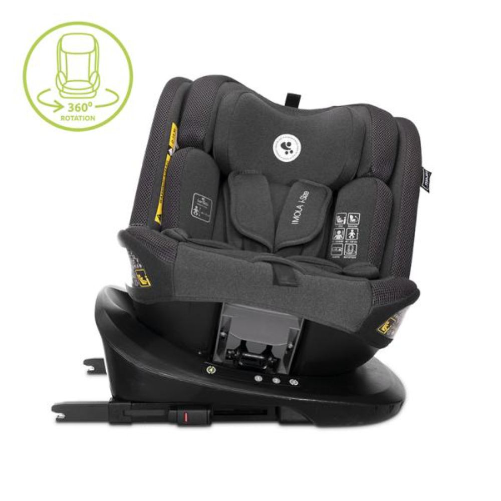 Scaun auto, Lorelli Imola, I-Size, Isofix, rotativ, 0 luni-12 ani, 40-150 cm, Black 
