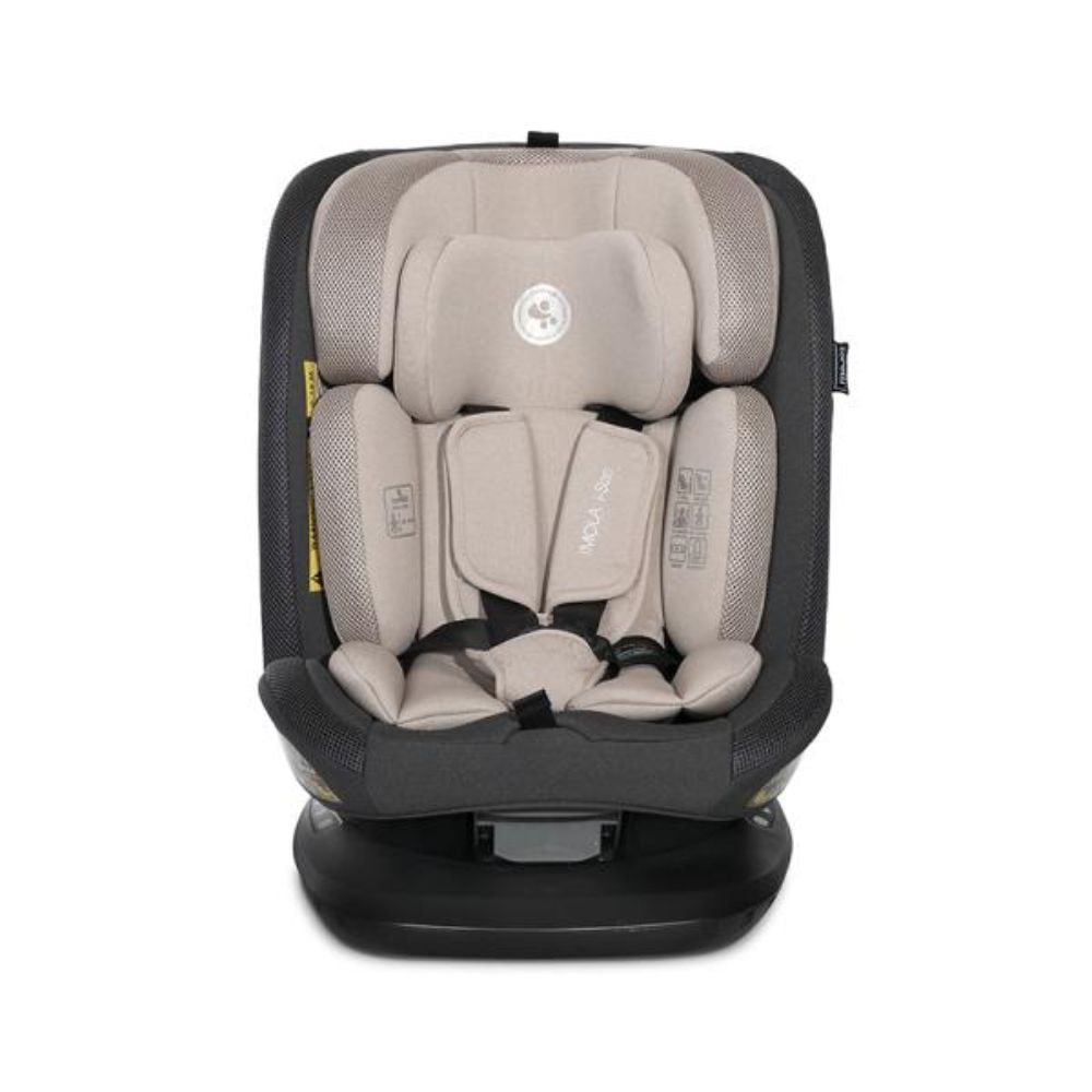 Scaun auto, Lorelli Imola, I-Size, Isofix, rotativ, 0 luni-12 ani, 40-150 cm, Beige