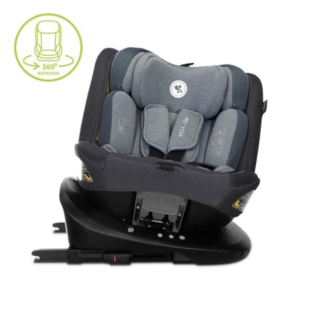 Scaun auto, Lorelli Imola, I-Size, Isofix, rotativ, 0 luni-12 ani, 40-150 cm, Green