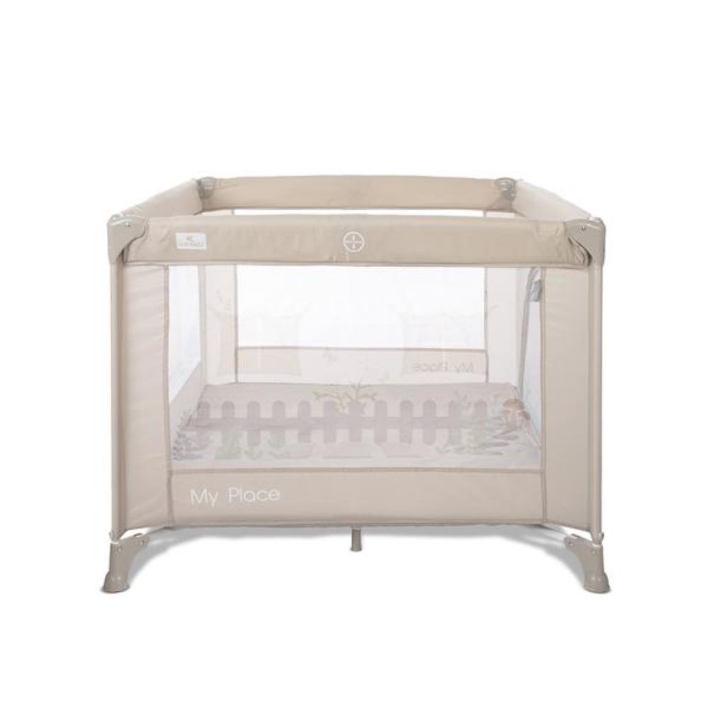 Tarc de joaca tip casuta, Lorelli My Place, 100 x 100 x 125 cm, Beige