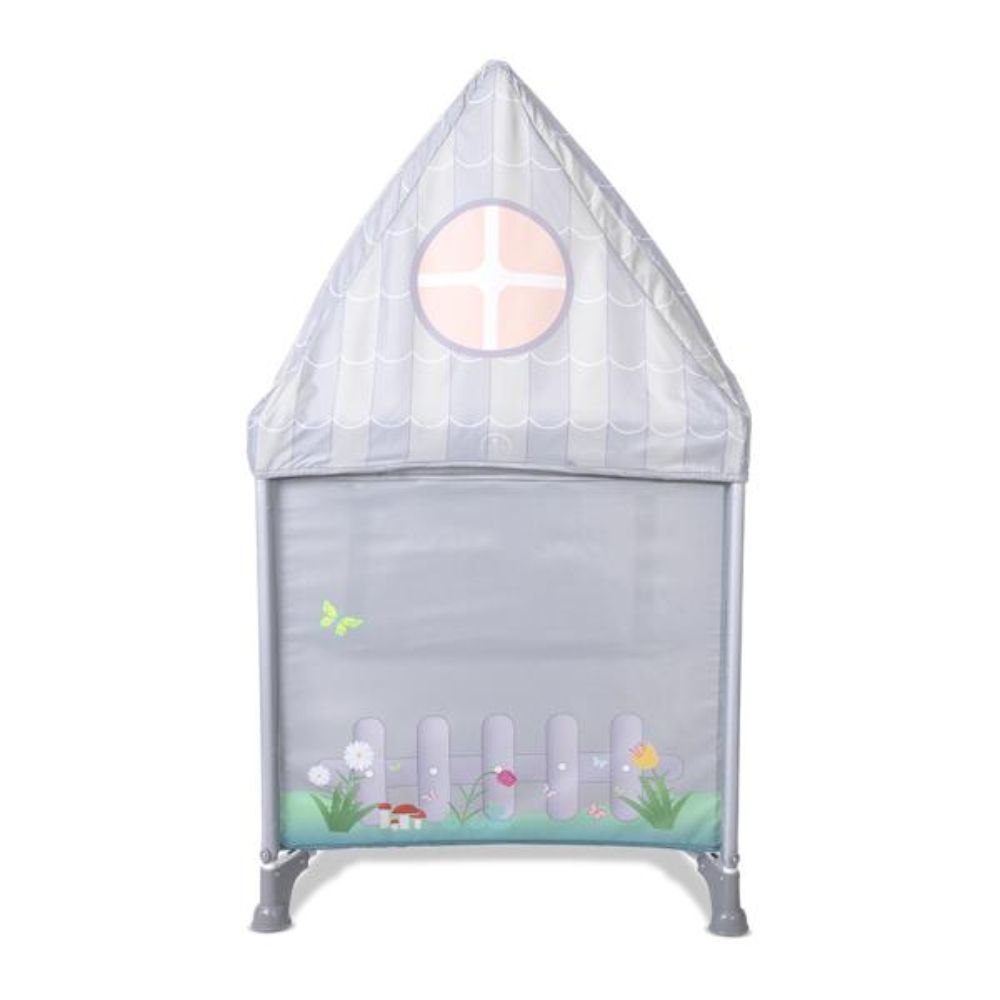Patut pliabil, Lorelli Sweet Home, 2 nivele, acoperis detasabil cu plasa de insecte, Grey
