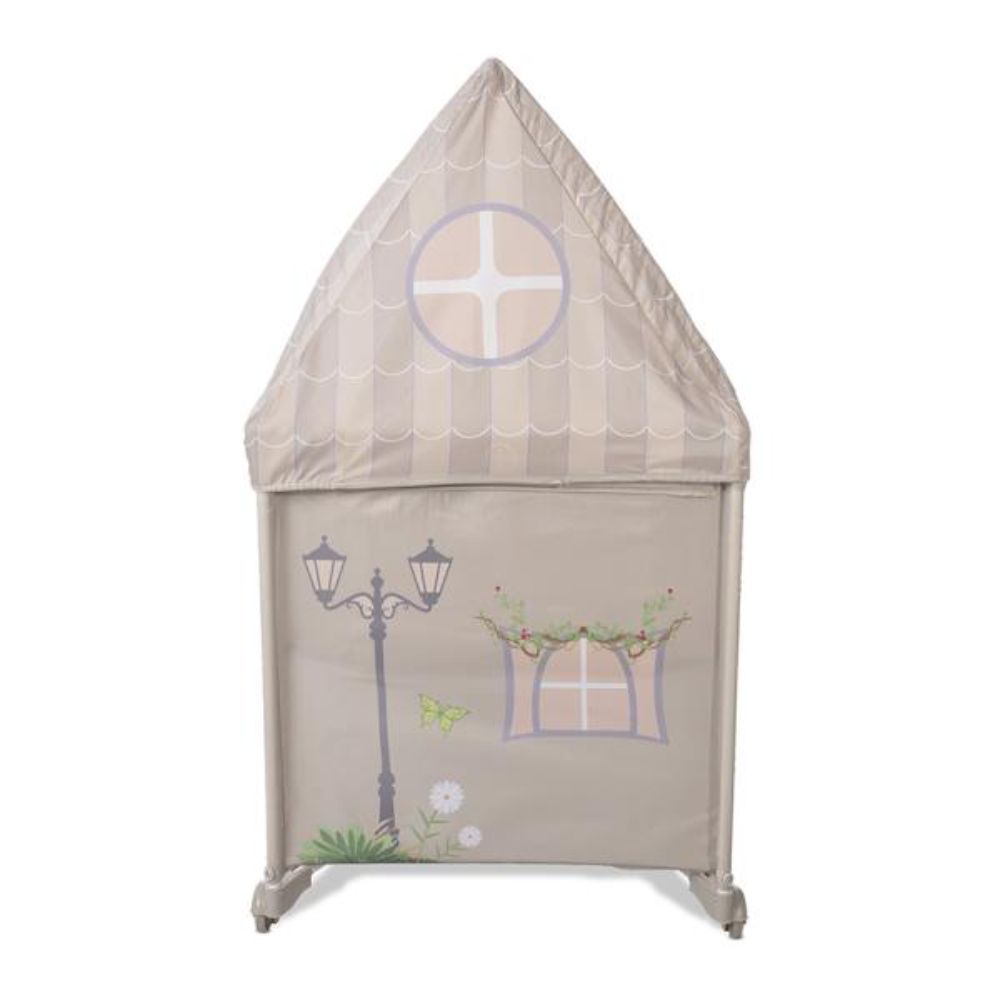 Patut pliabil, Lorelli Sweet Home, 2 nivele, acoperis detasabil cu plasa de insecte, Beige