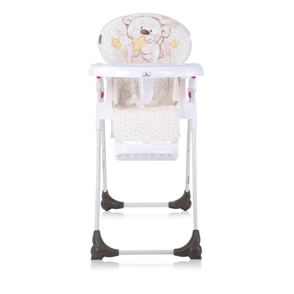 Scaun de masa reglabil Lorelli Dulce, White Teddy Bear
