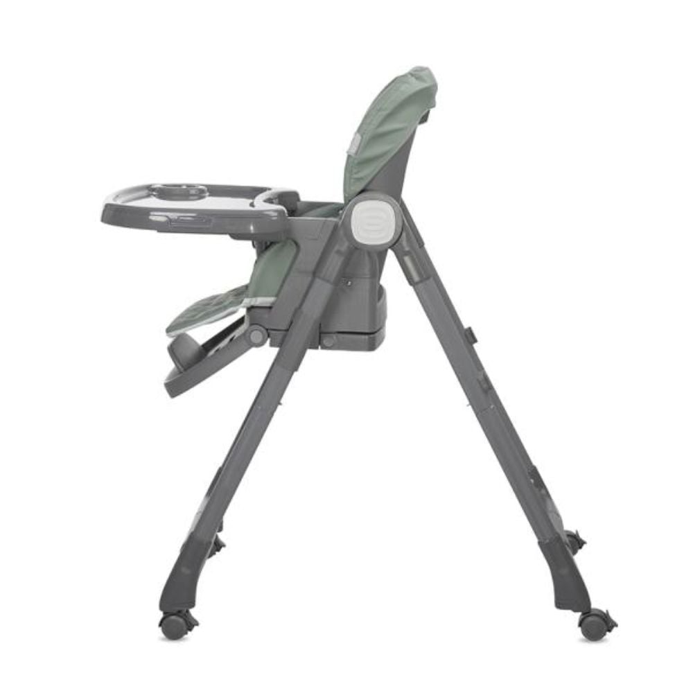 Scaun de masa inalt, 3 in 1, Lorelli Chef, reglabil mutiple pozitii, Green Leather