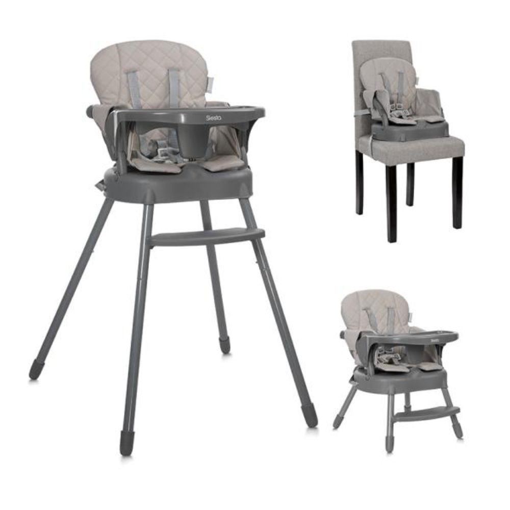 Scaun de masa, 3 in 1, Lorelli Siesta, Beige Leather