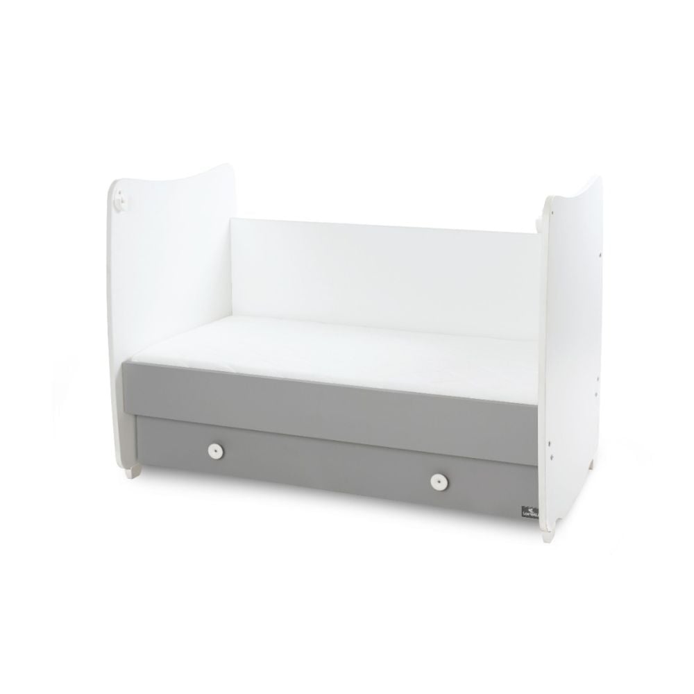 Patut balansoar, transformabil, Lorelli Dream 60 x 120 cm, White Stone Grey