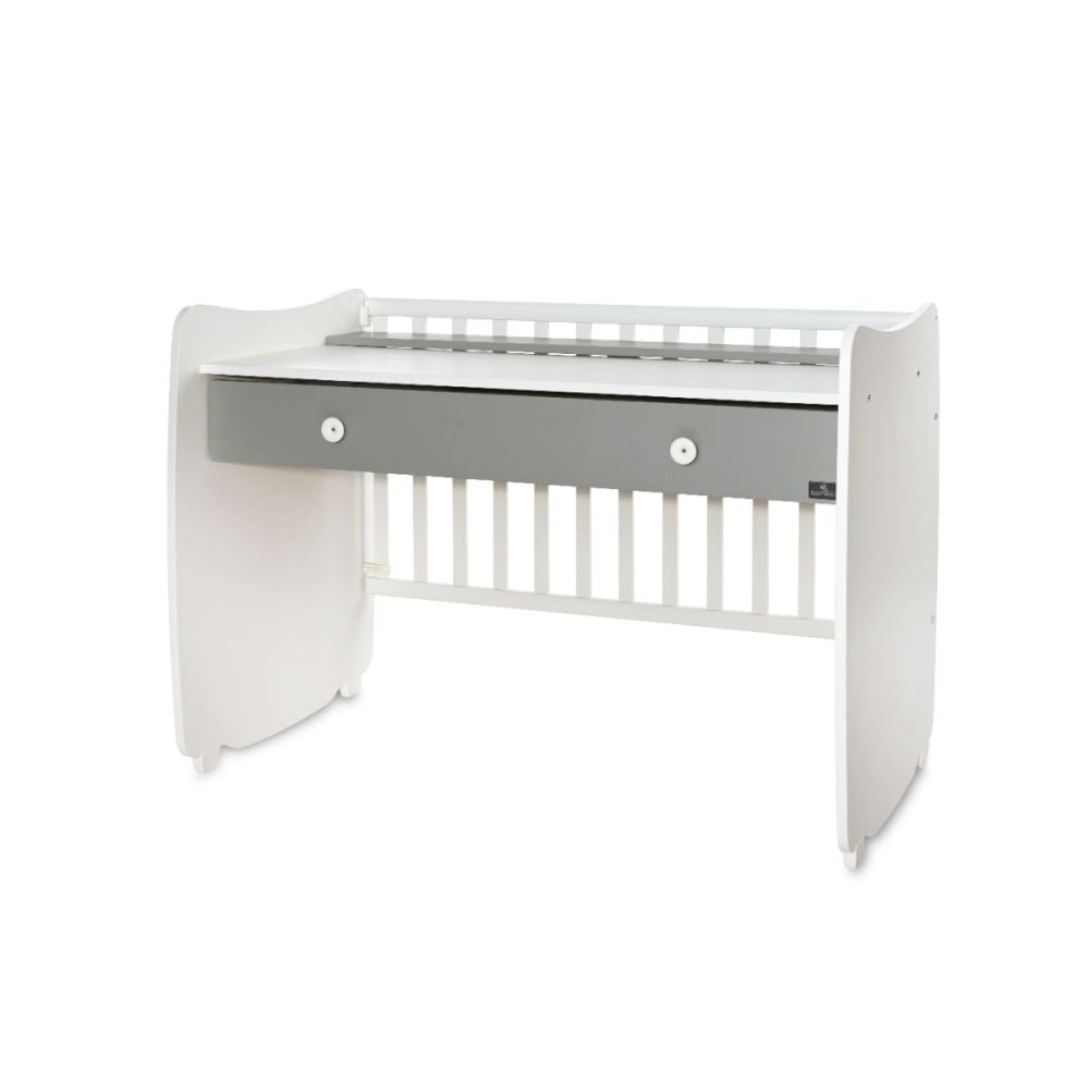 Patut balansoar, transformabil, Lorelli Dream 60 x 120 cm, White Stone Grey