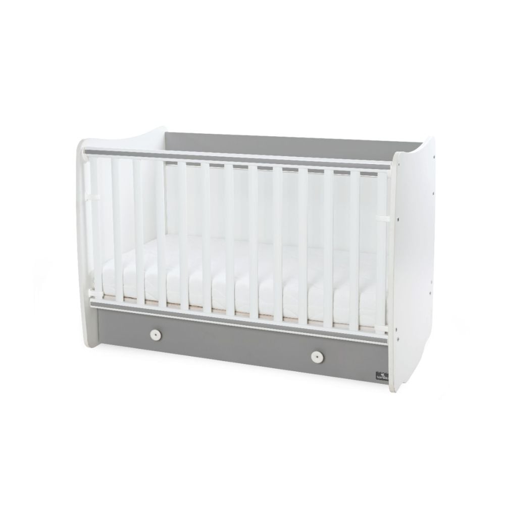 Patut balansoar, transformabil, Lorelli Dream 60 x 120 cm, White Stone Grey