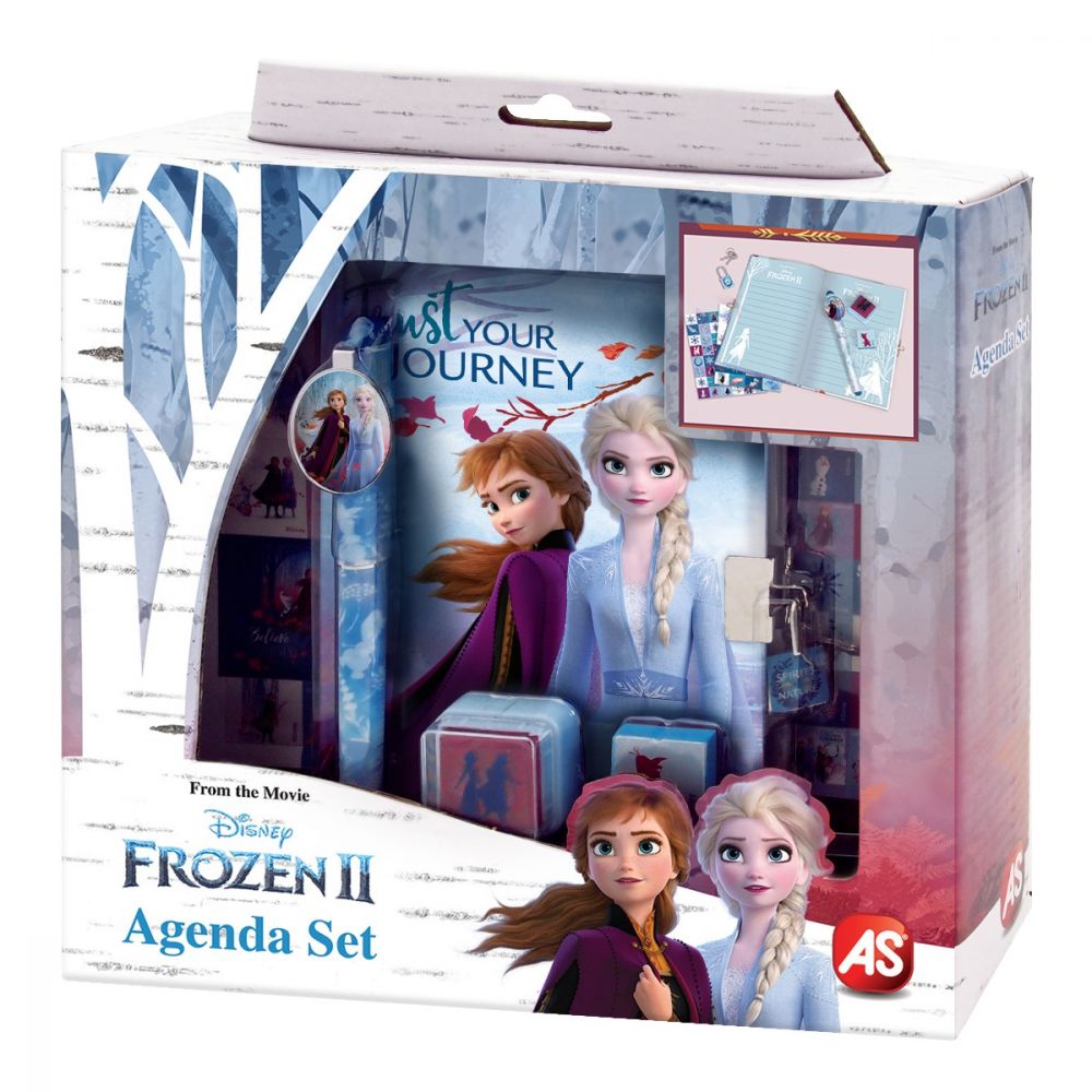Set Agenda cu lacat si accesorii Disney Frozen 2