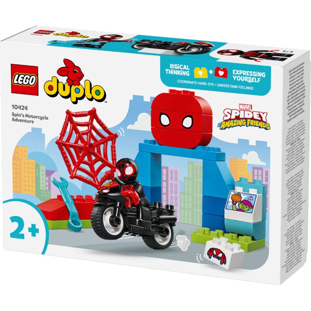 LEGO Duplo - Aventura pe motocicleta a lui Spin (10424) | Noriel