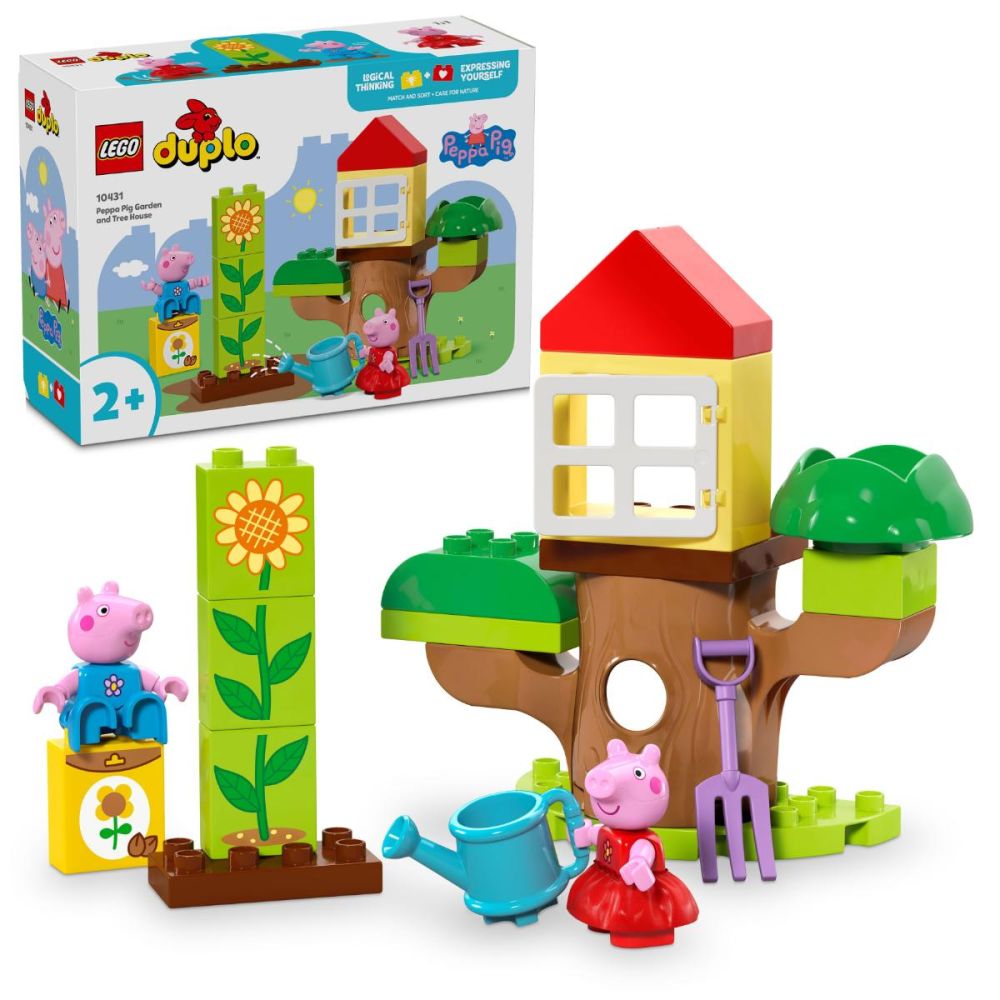 LEGO® DUPLO® - Gradina si casa din copac a purcelusei Peppa (10431)