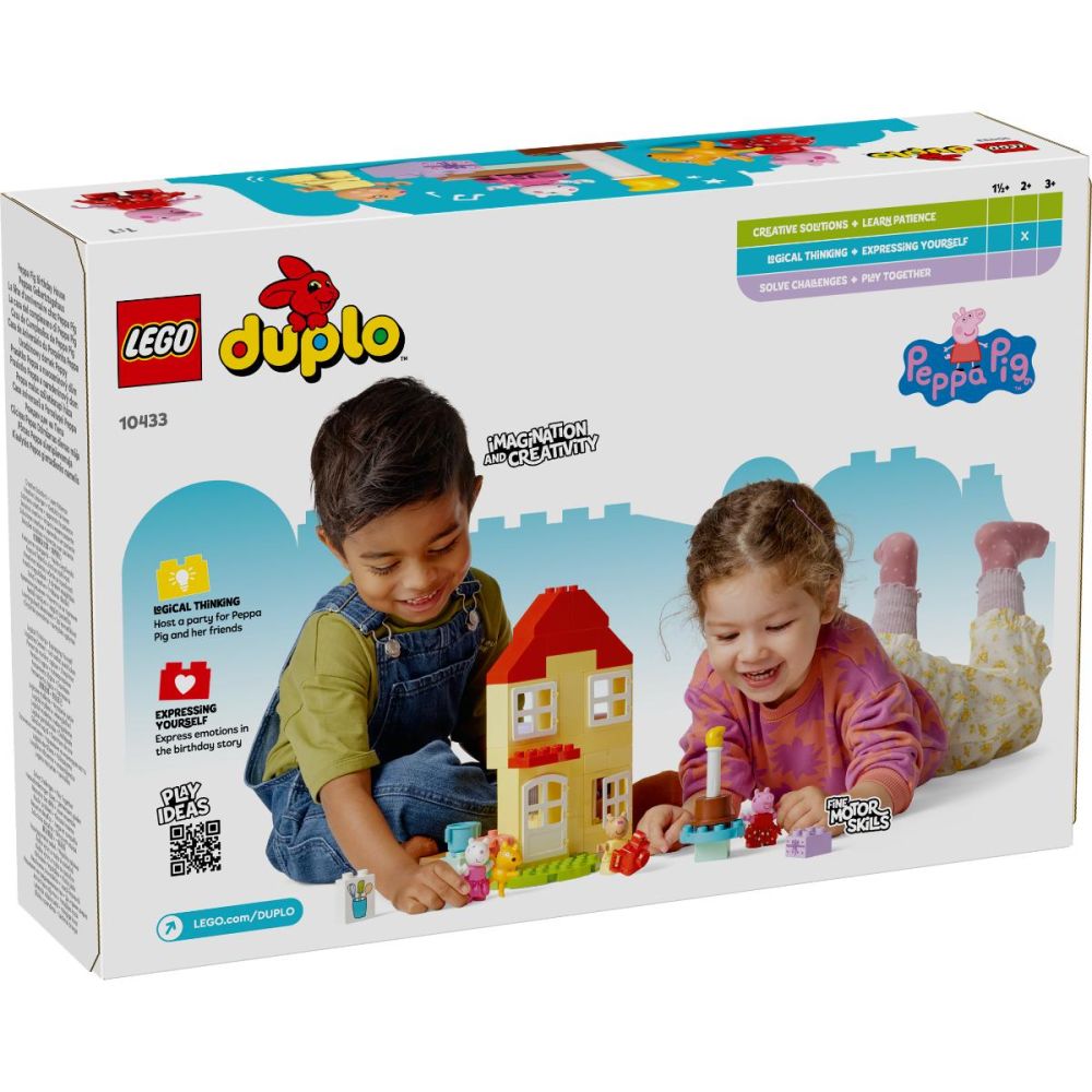 LEGO® DUPLO® - Casa aniversara a Purcelusei Peppa (10433)