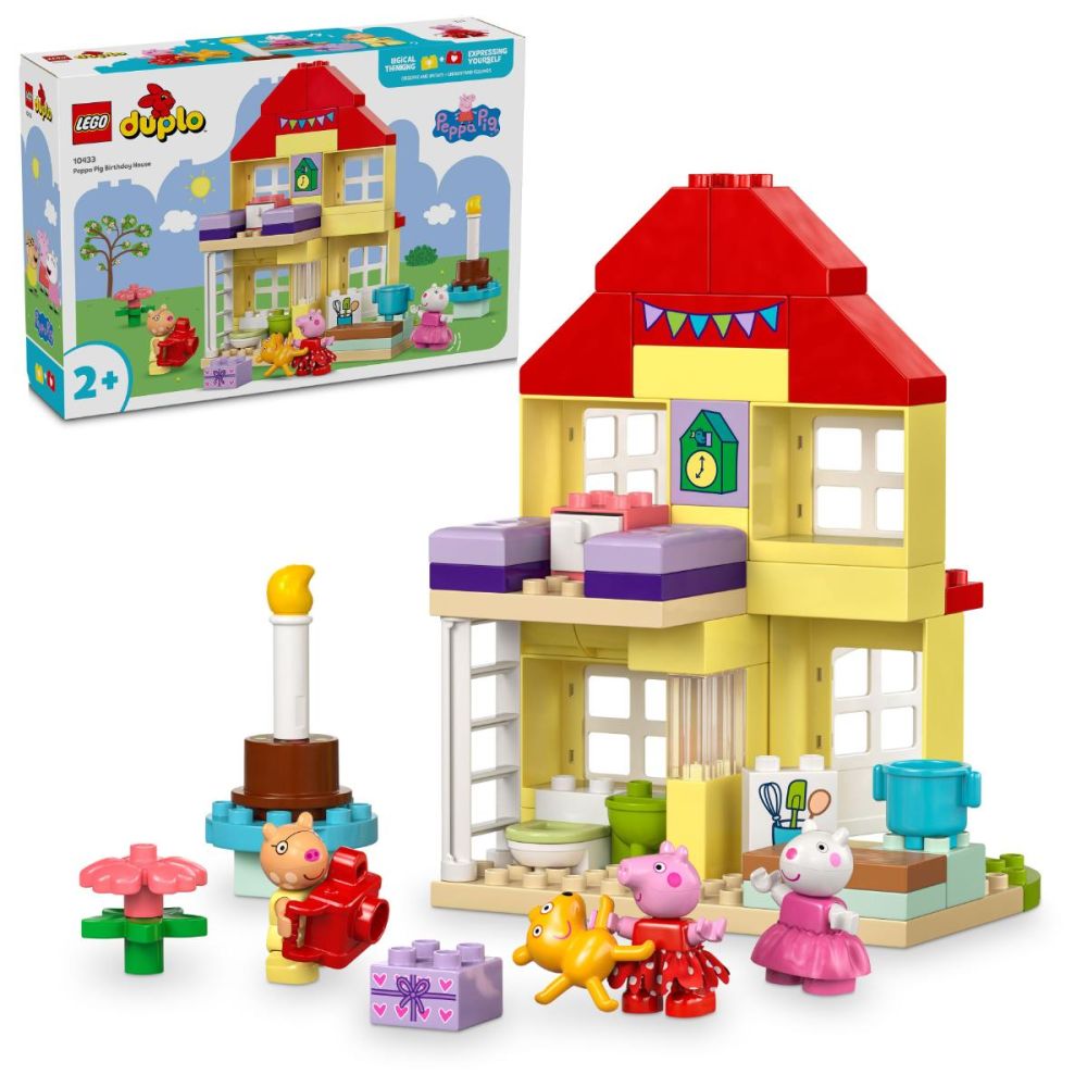 LEGO® DUPLO® - Casa aniversara a Purcelusei Peppa (10433)