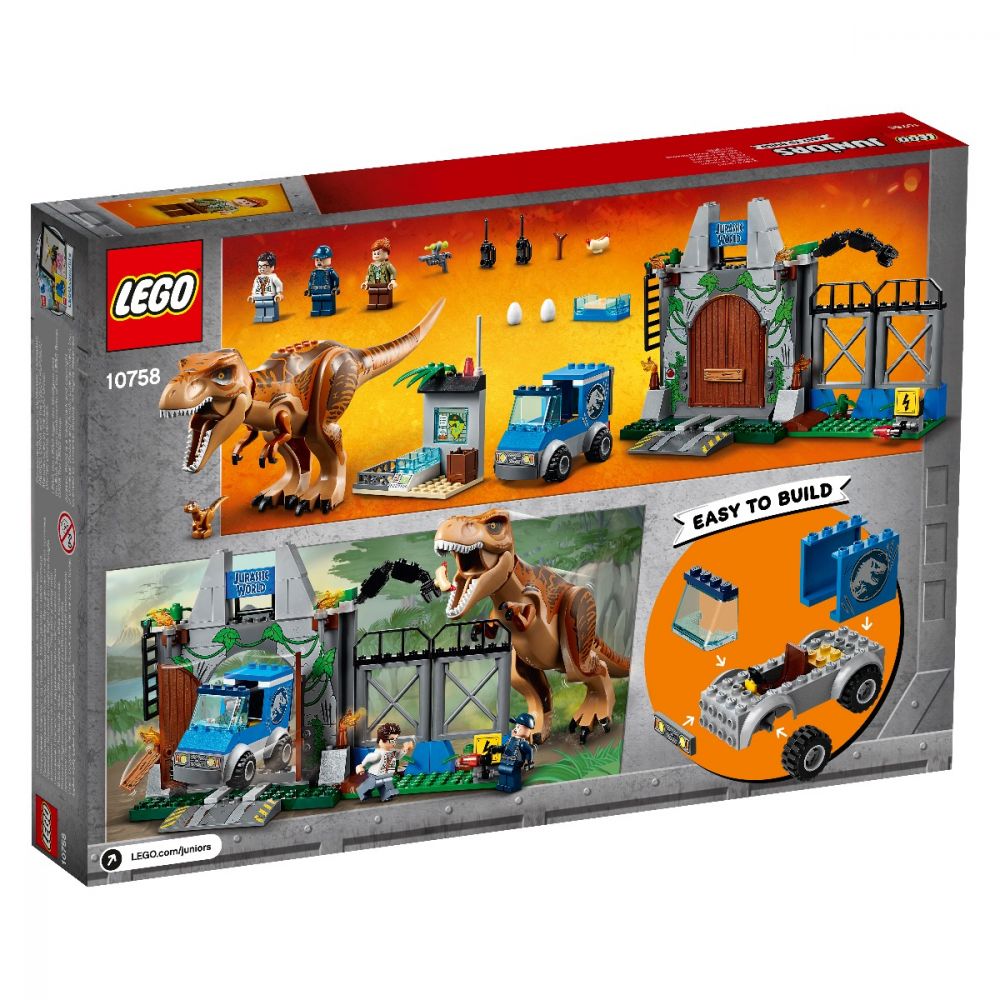 LEGO® Juniors - Evadarea lui T. Rex (10758)