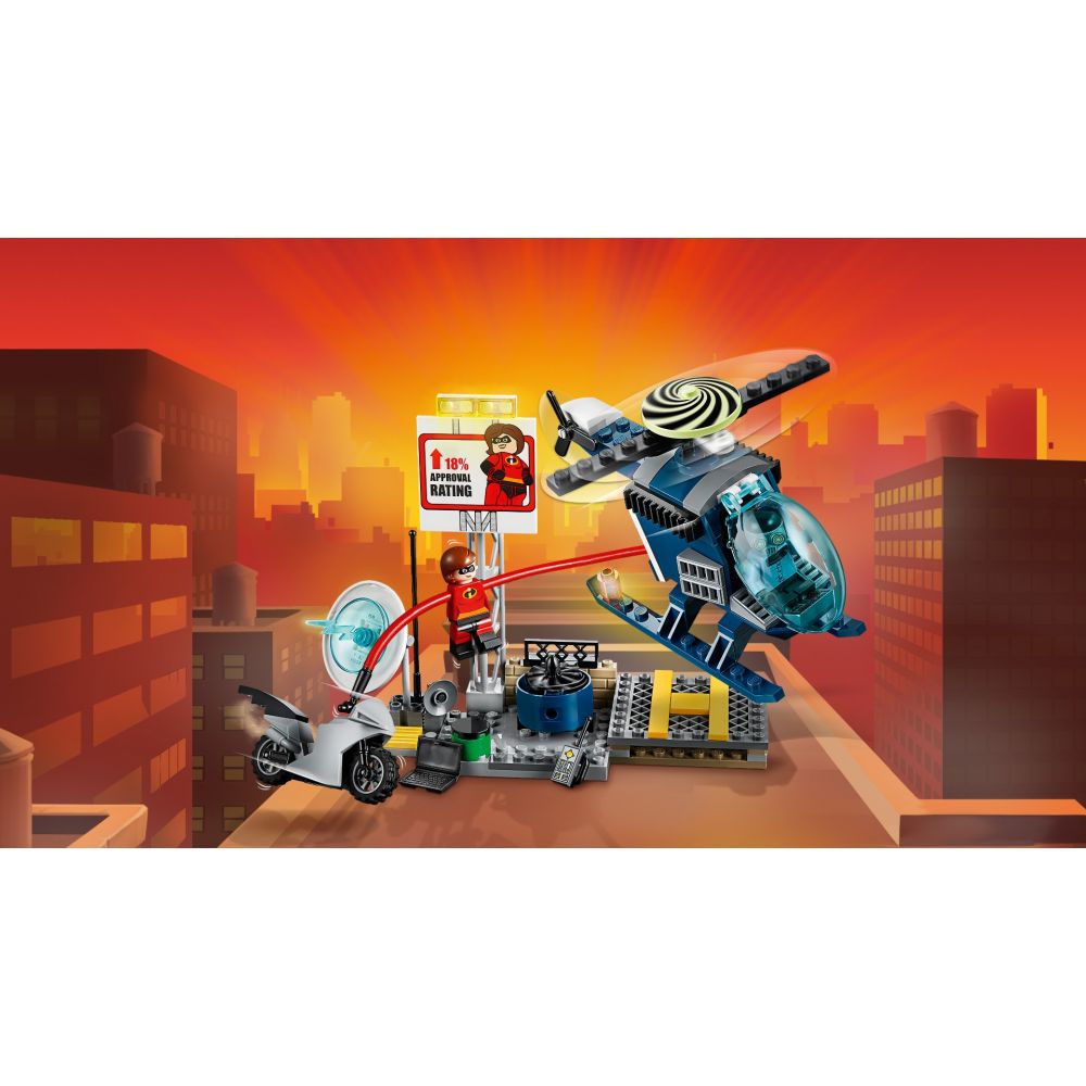 LEGO® Juniors - Elastigirl si urmarirea pe acoperis (10759)