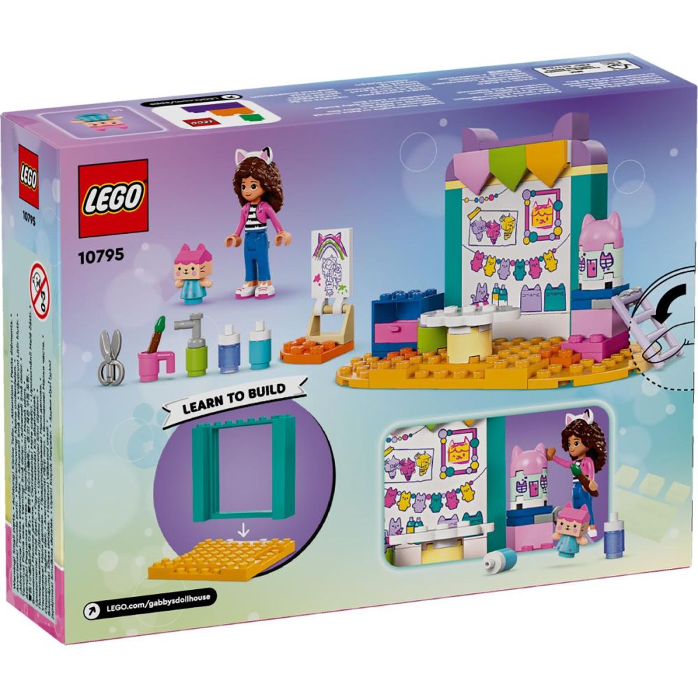 LEGO® Gabbys Dollhouse - Creatii mestesugite cu Bebe Cutiuta (10795)