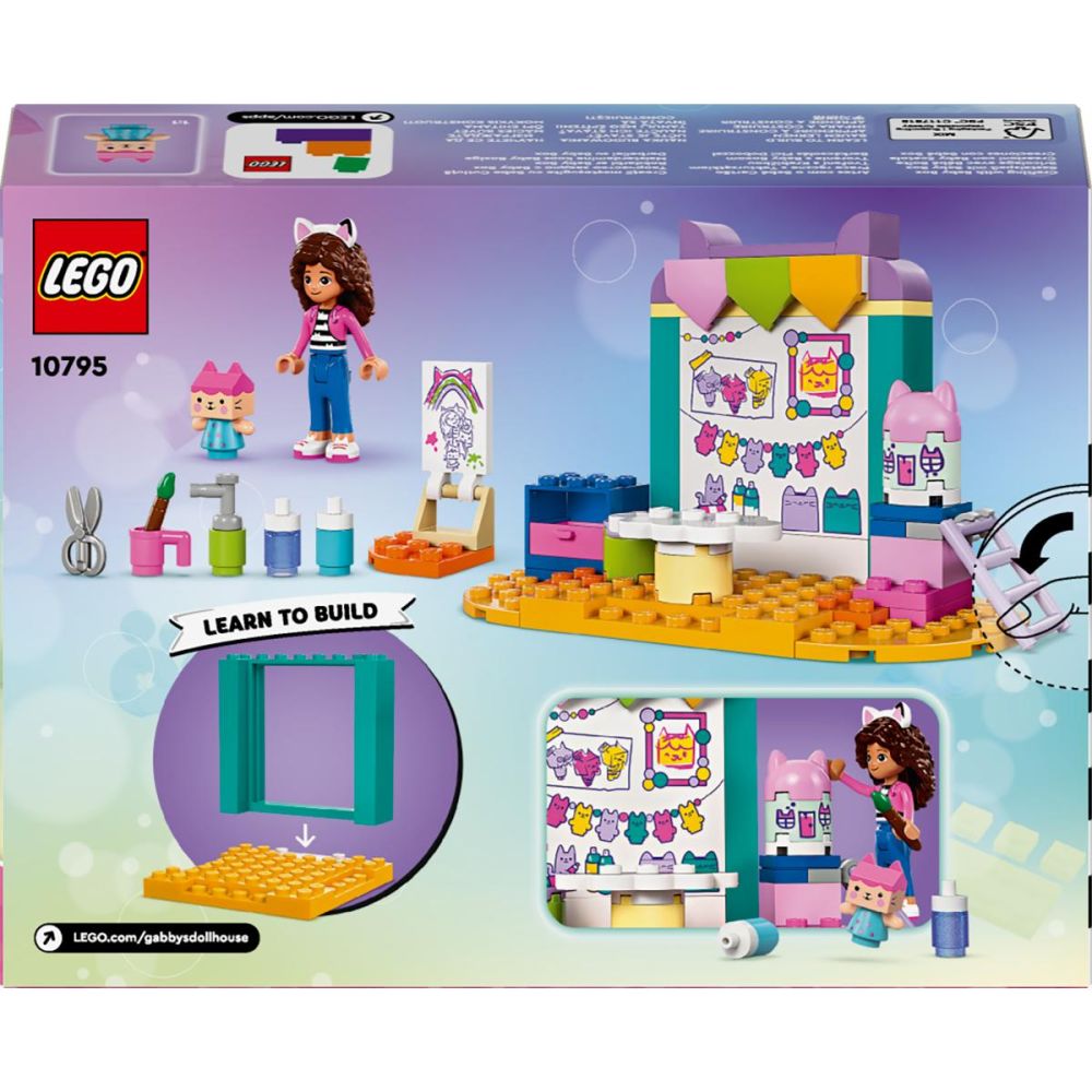 LEGO® Gabbys Dollhouse - Creatii mestesugite cu Bebe Cutiuta (10795)