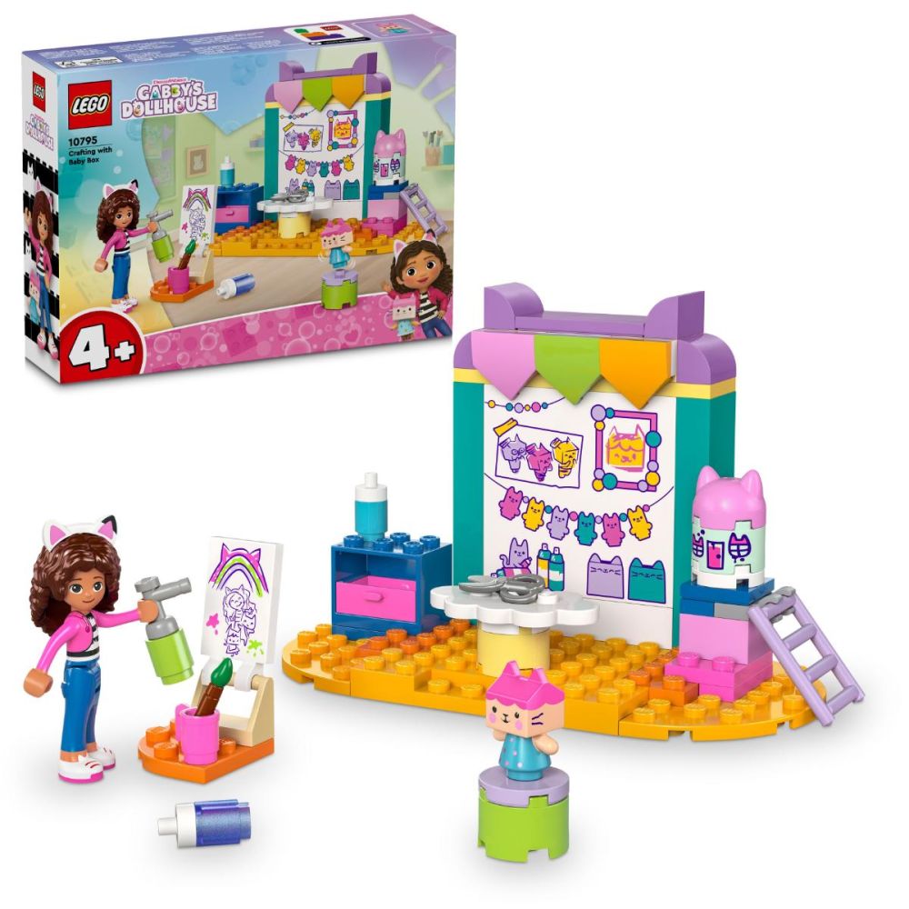 LEGO® Gabbys Dollhouse - Creatii mestesugite cu Bebe Cutiuta (10795)