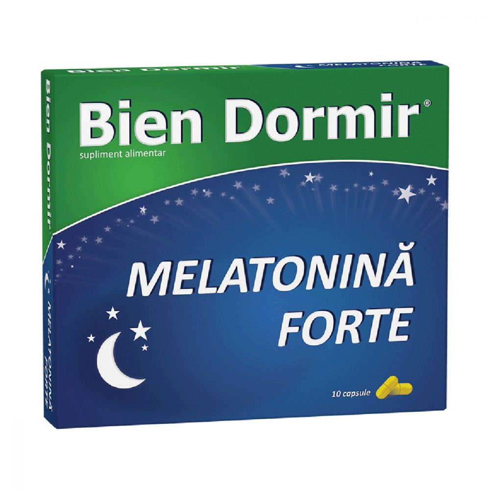 Bien Dormir + Melatonina forte, 10 capsule