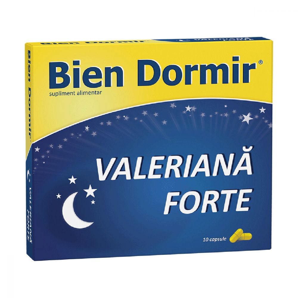 Bien Dormir + Valeriana forte, 10 capsule