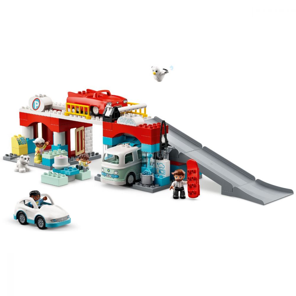 LEGO® Duplo - Garaj si spalatorie de masini (10948)