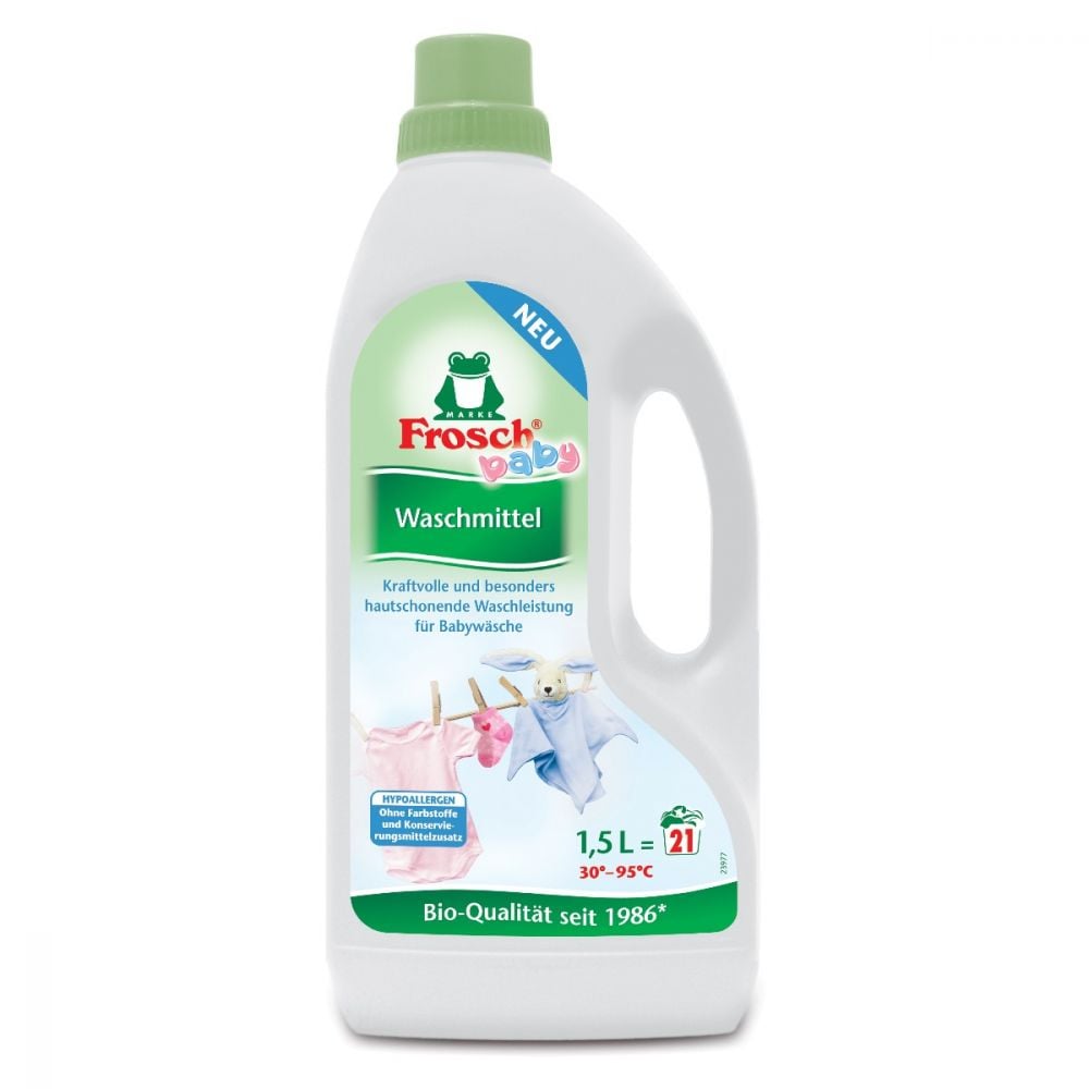 Detergent lichid Frosch Sensitive Baby, 1.5 litri