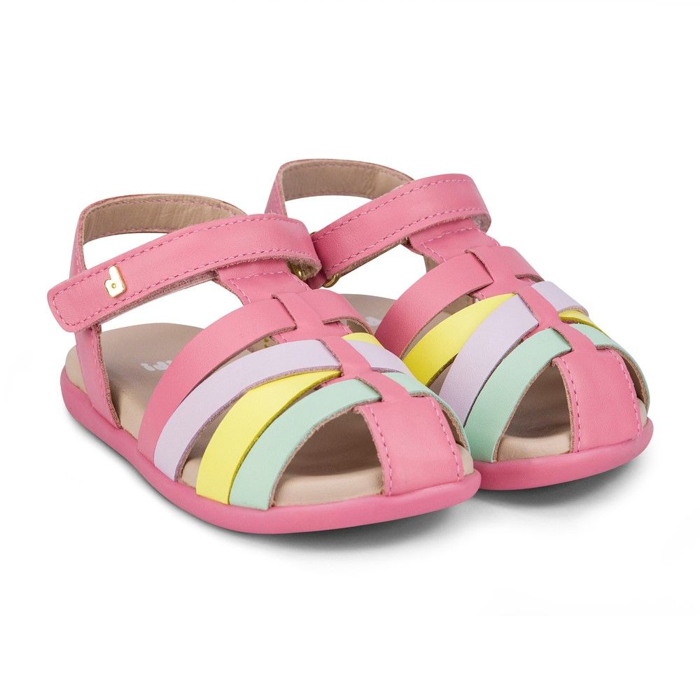 Sandale din piele Bibi Shoes Baby Soft, Roz