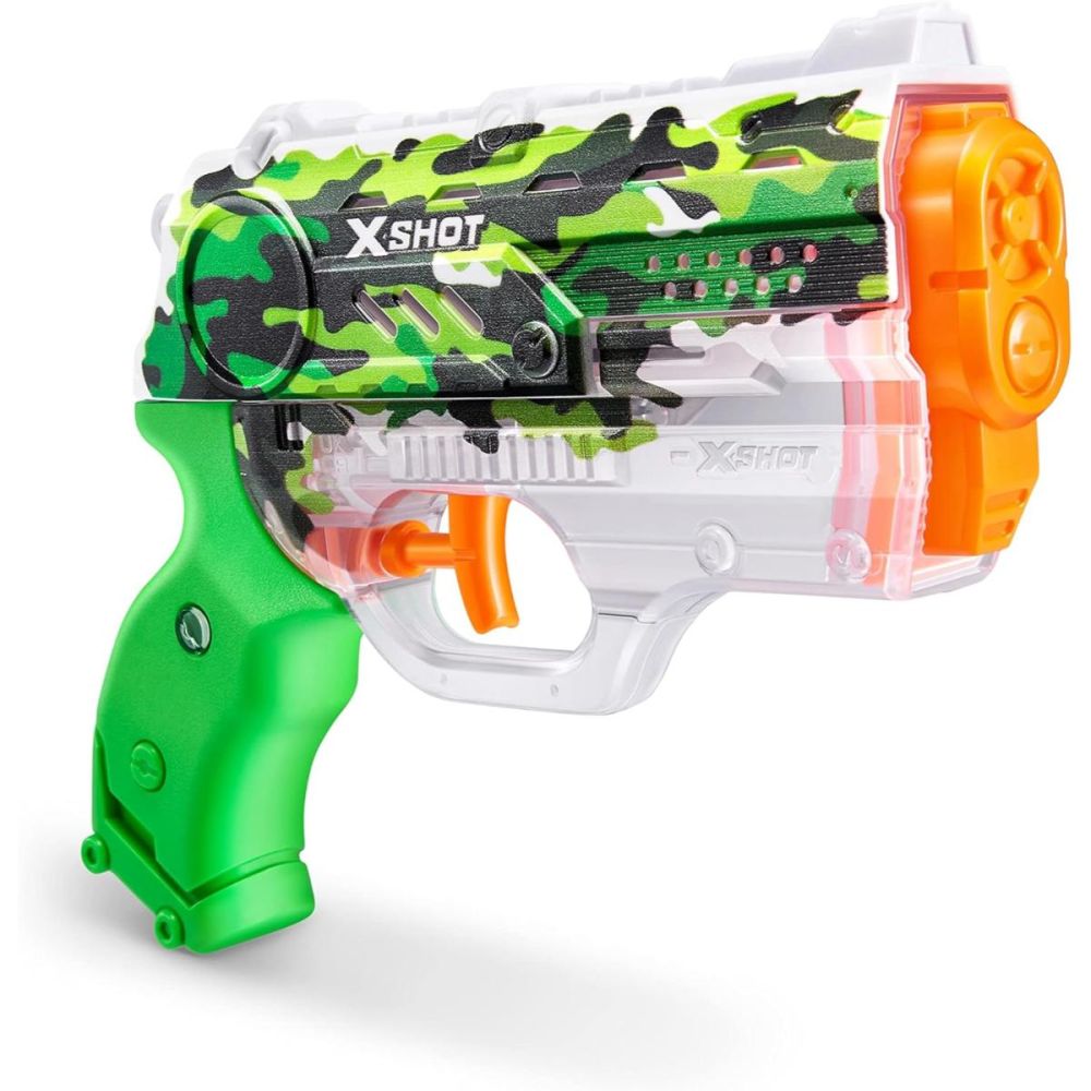 Pistol cu apa cu incarcare rapida, X-Shot Nano, Jungle Camo