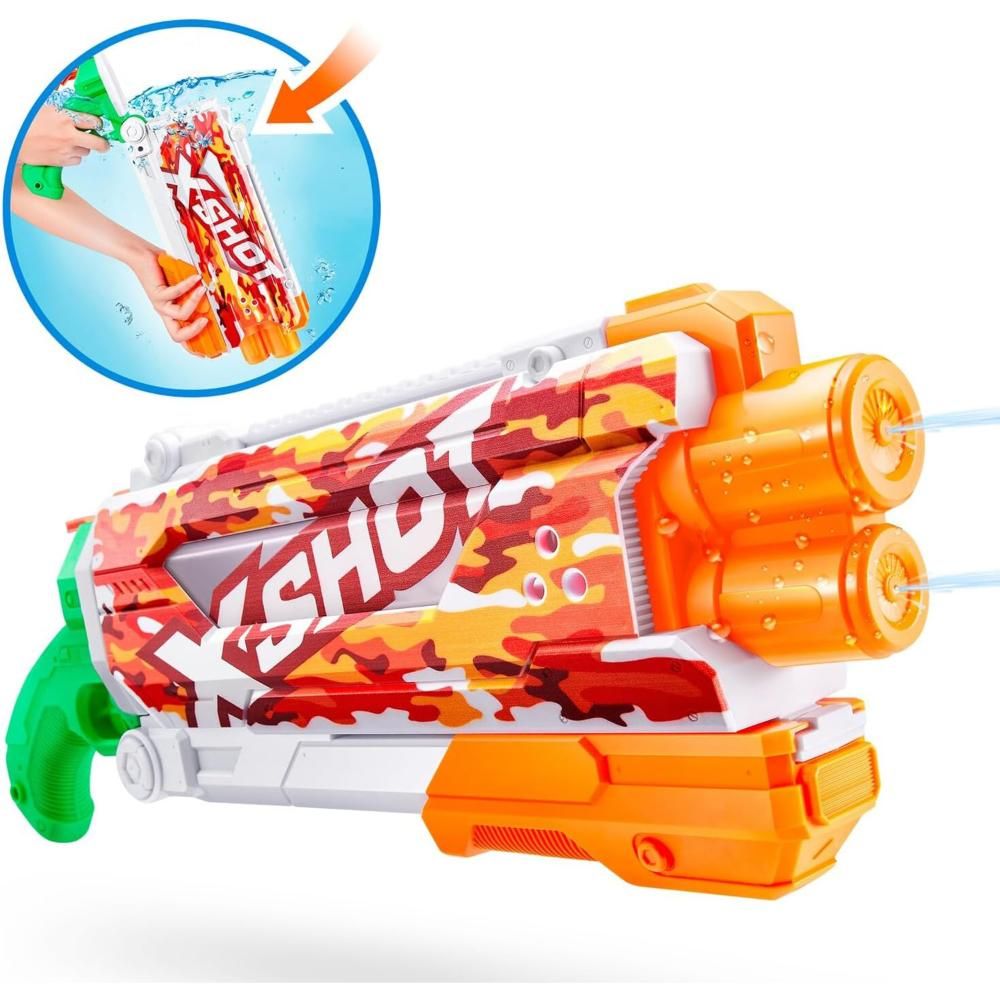 Pistol cu apa cu incarcare rapida, X-Shot, Pump Action, Water