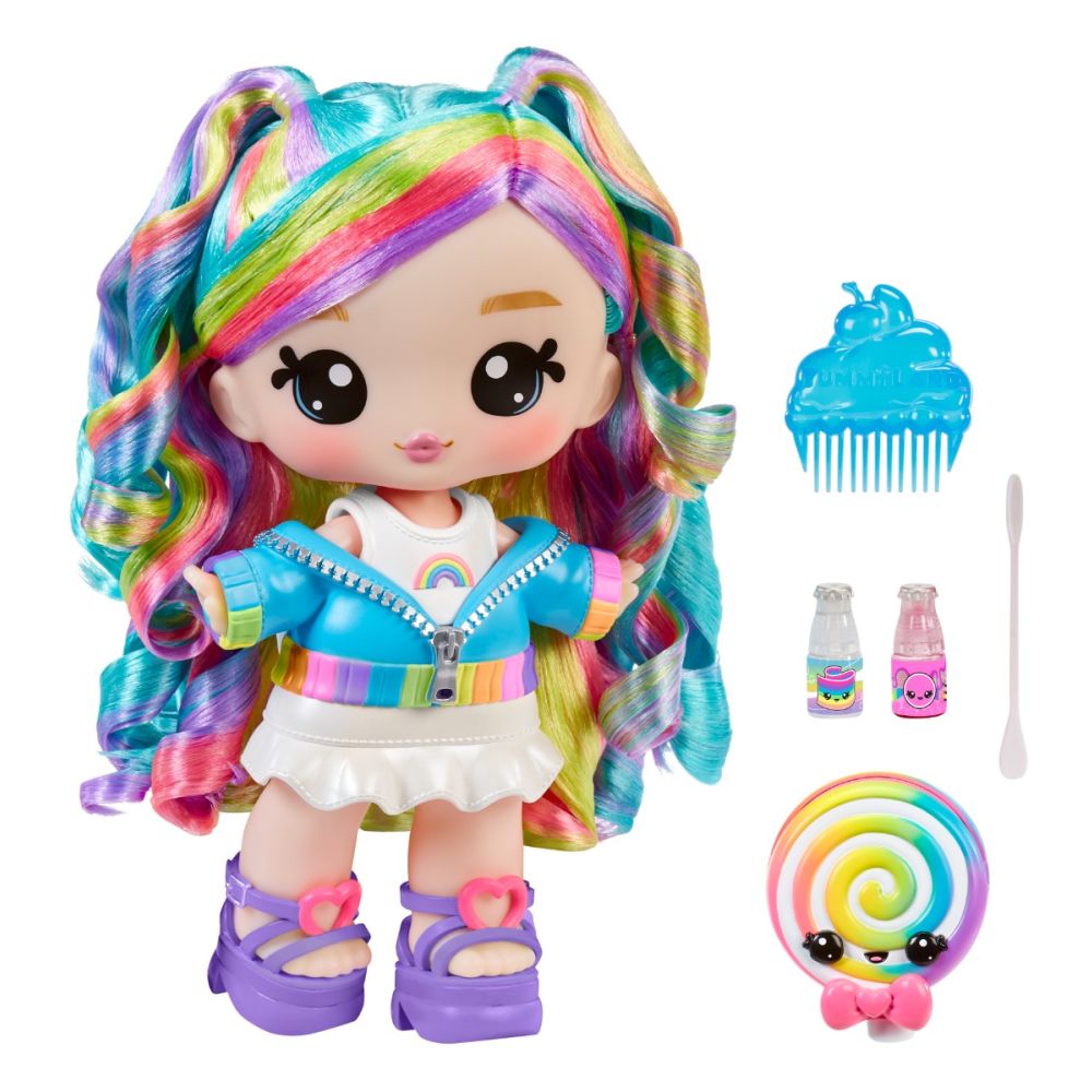 Papusa Yummiland, Lipgloss Pet, Skyler Rainbow Belt, 121022EUC