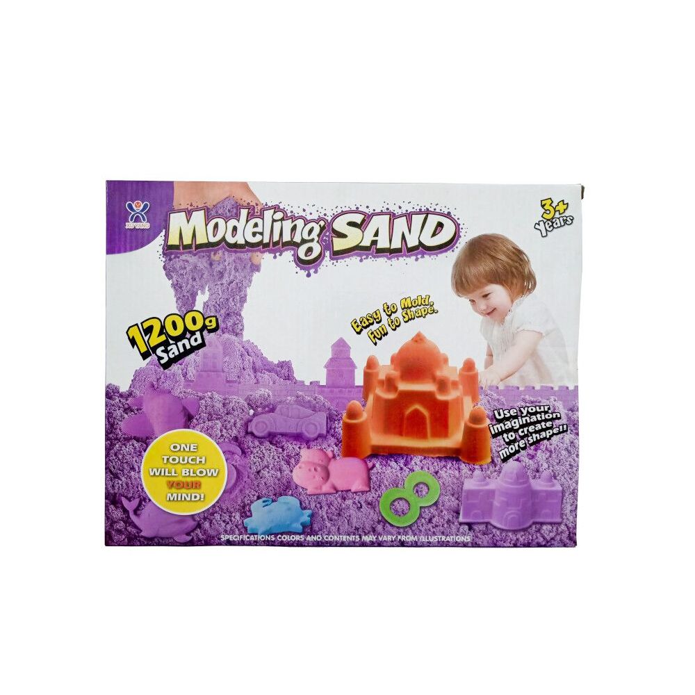 Nisip de modelat colorat Modeling Sand, 1200 g