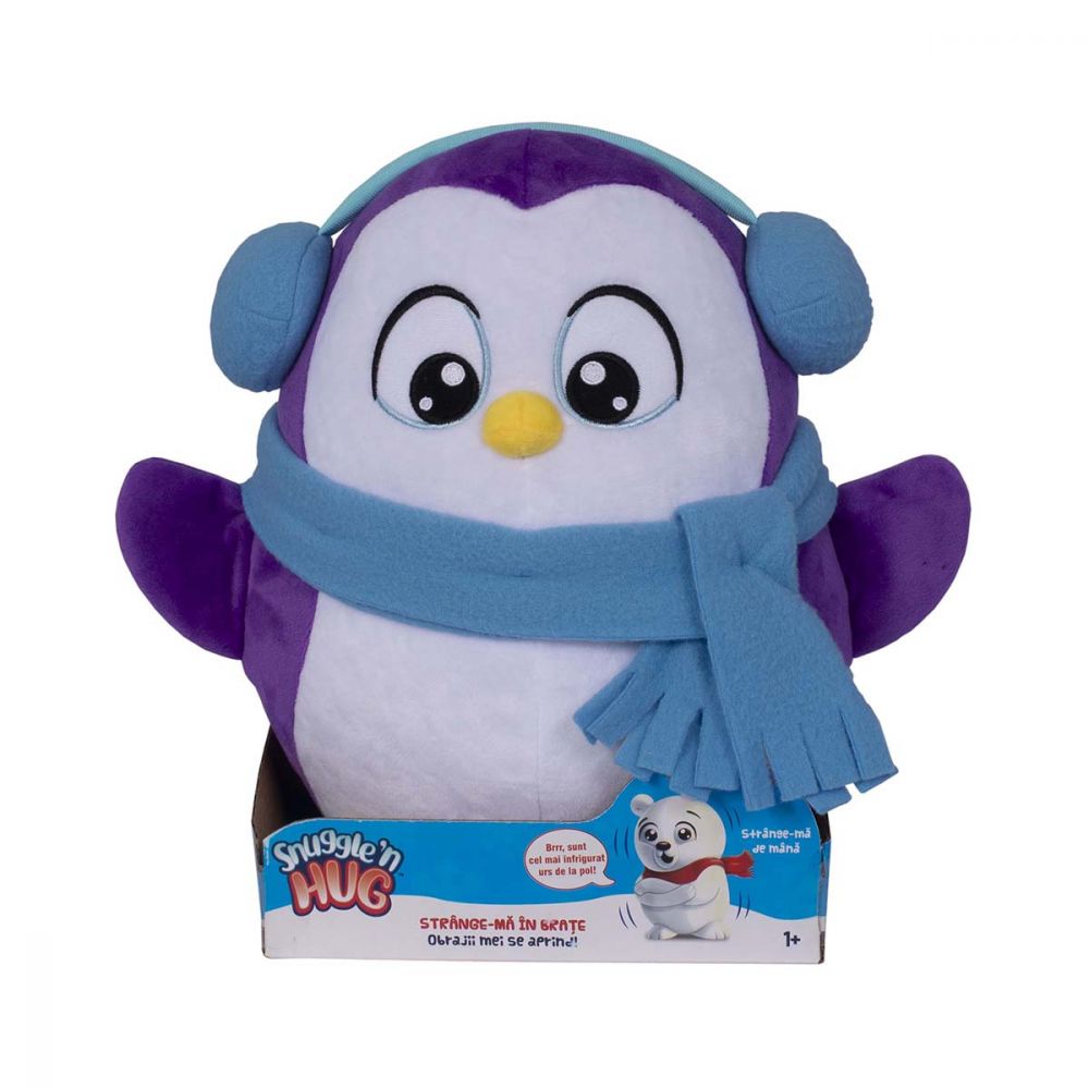 Jucarie de plus interactiva Snuggle N Hug - Pinguin