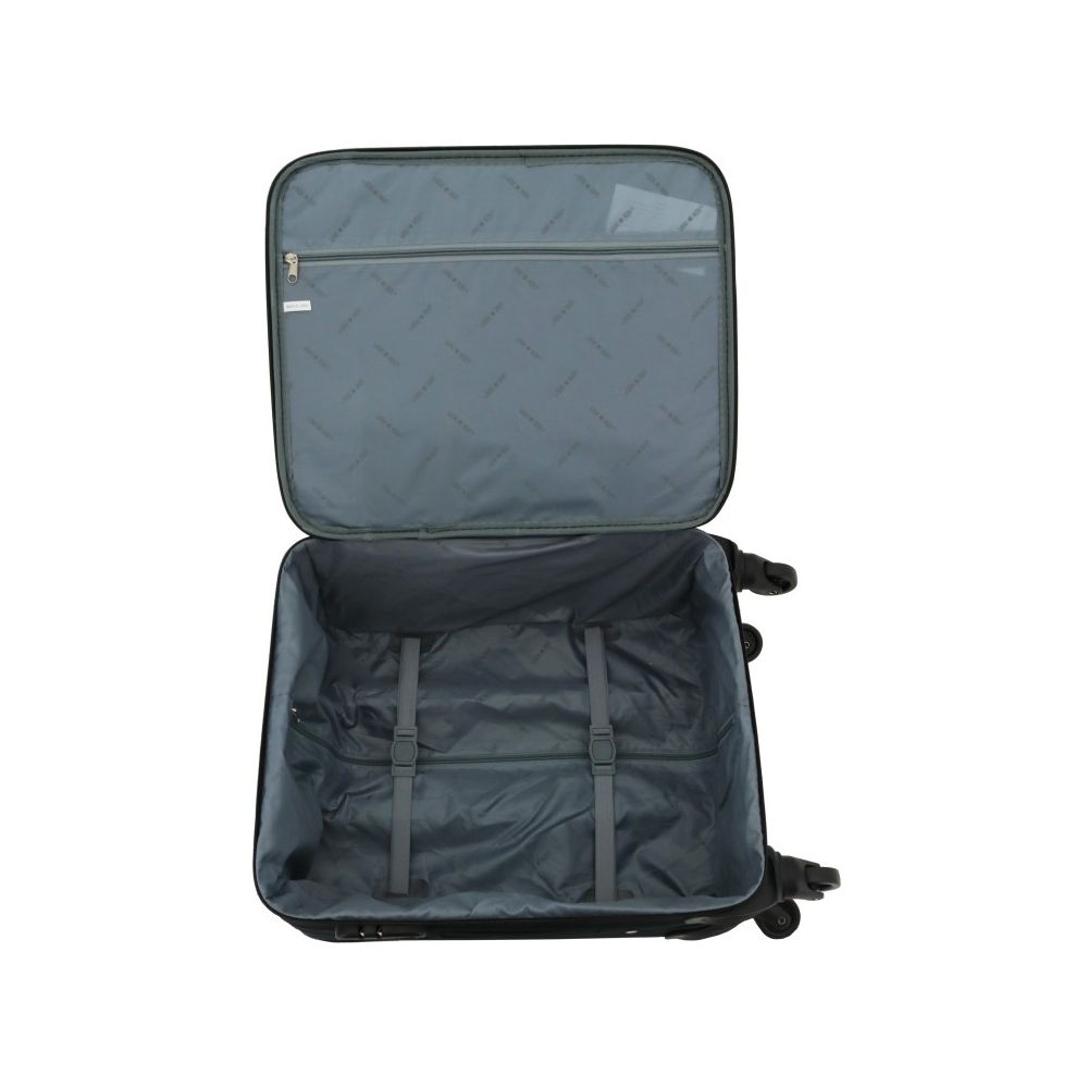 Troler Lamonza Marshal, Negru, 55 x 40 x 25 cm