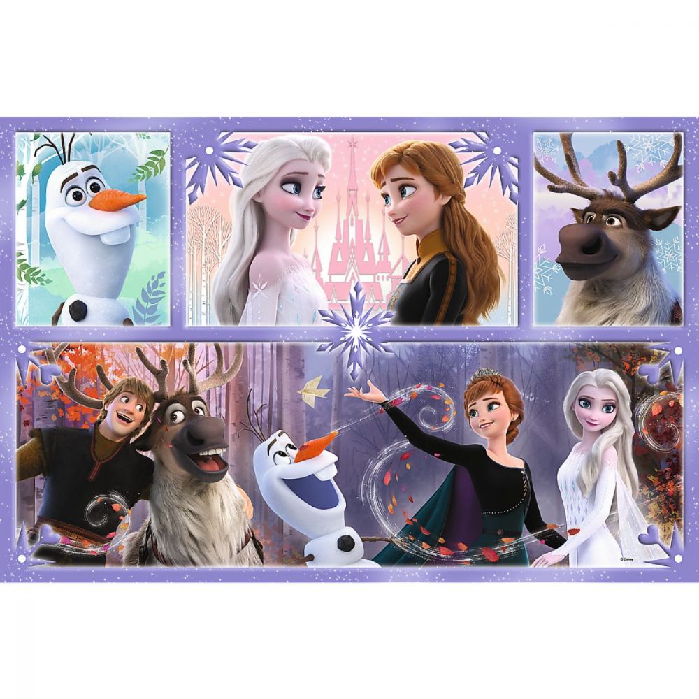 Puzzle 24 piese, Trefl Maxi, O lume plina de magie, Disney Frozen 2