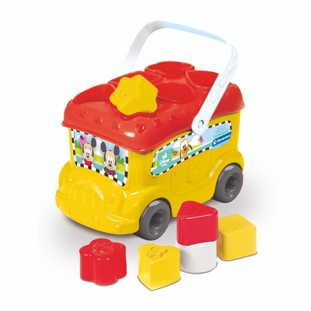 Set cu forme de sortat, Clementoni, Mickey Mouse