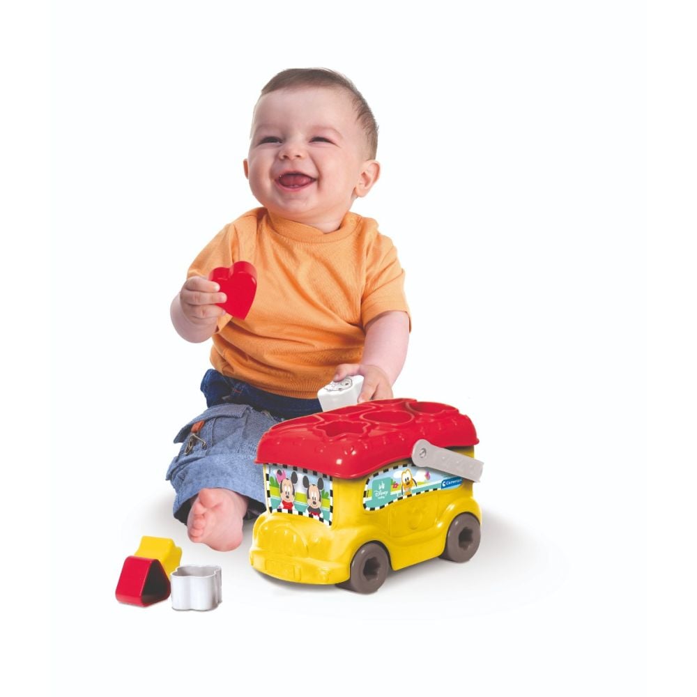 Set cu forme de sortat, Clementoni, Mickey Mouse