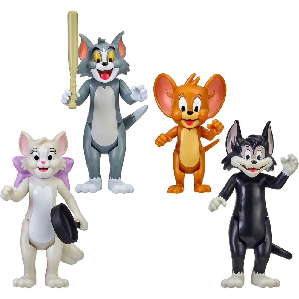Set 4 figurine Tom and Jerry, Friends and Foes, S1