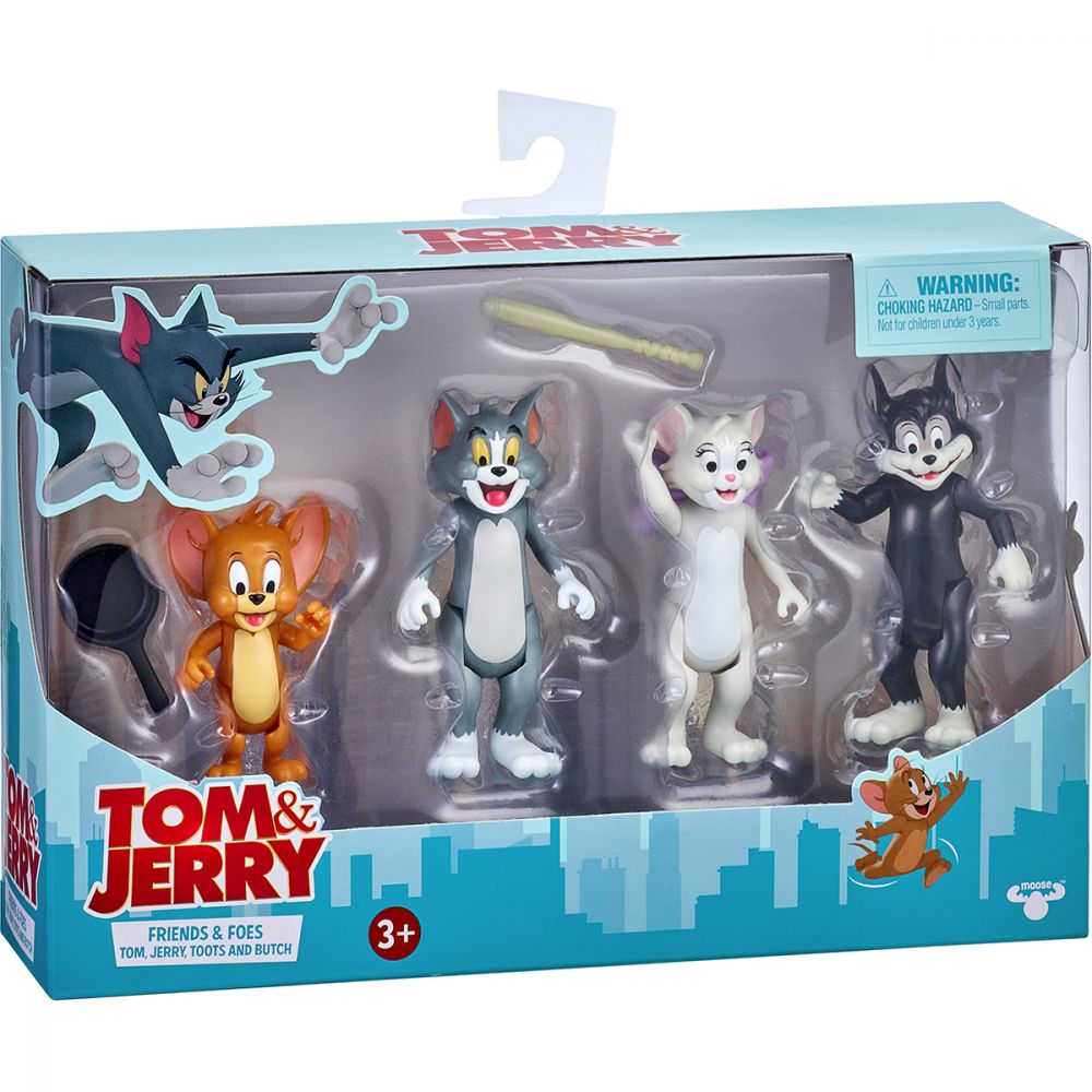 Set 4 figurine Tom and Jerry, Friends and Foes, S1