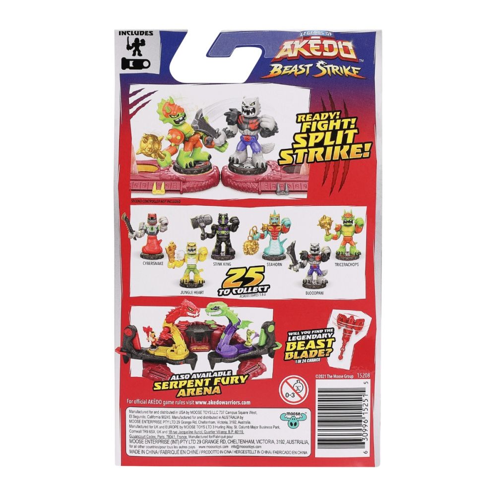 Figurina cu accesorii, Akedo, Beast Strike, Seahorn, S5