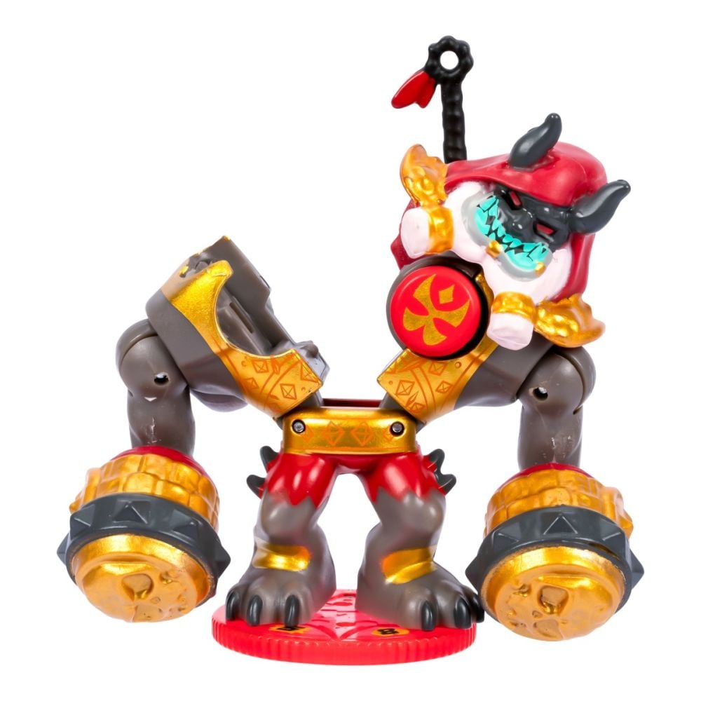 Figurina cu accesorii, Akedo, Ninja Fury, Mini Battling Action