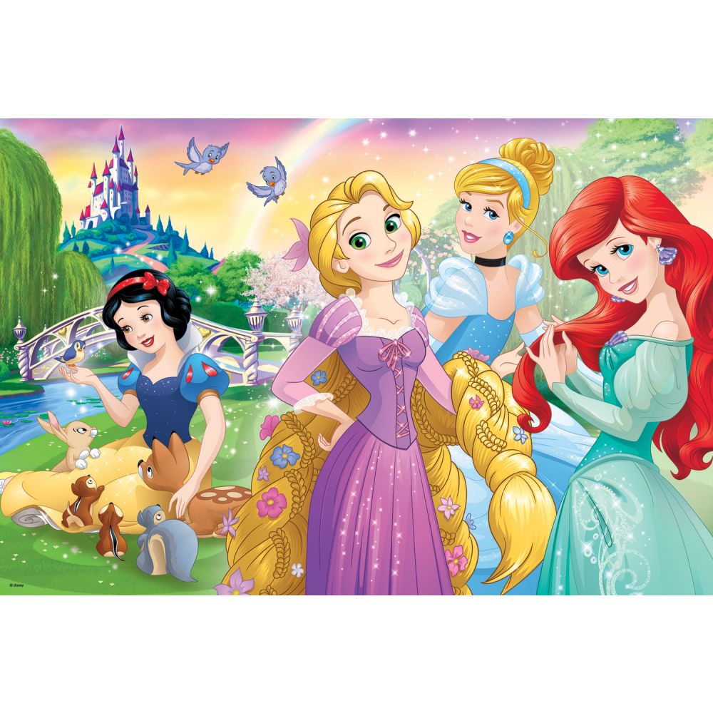Puzzle Trefl 100 piese, Visul de a fi printesa, Disney Princess