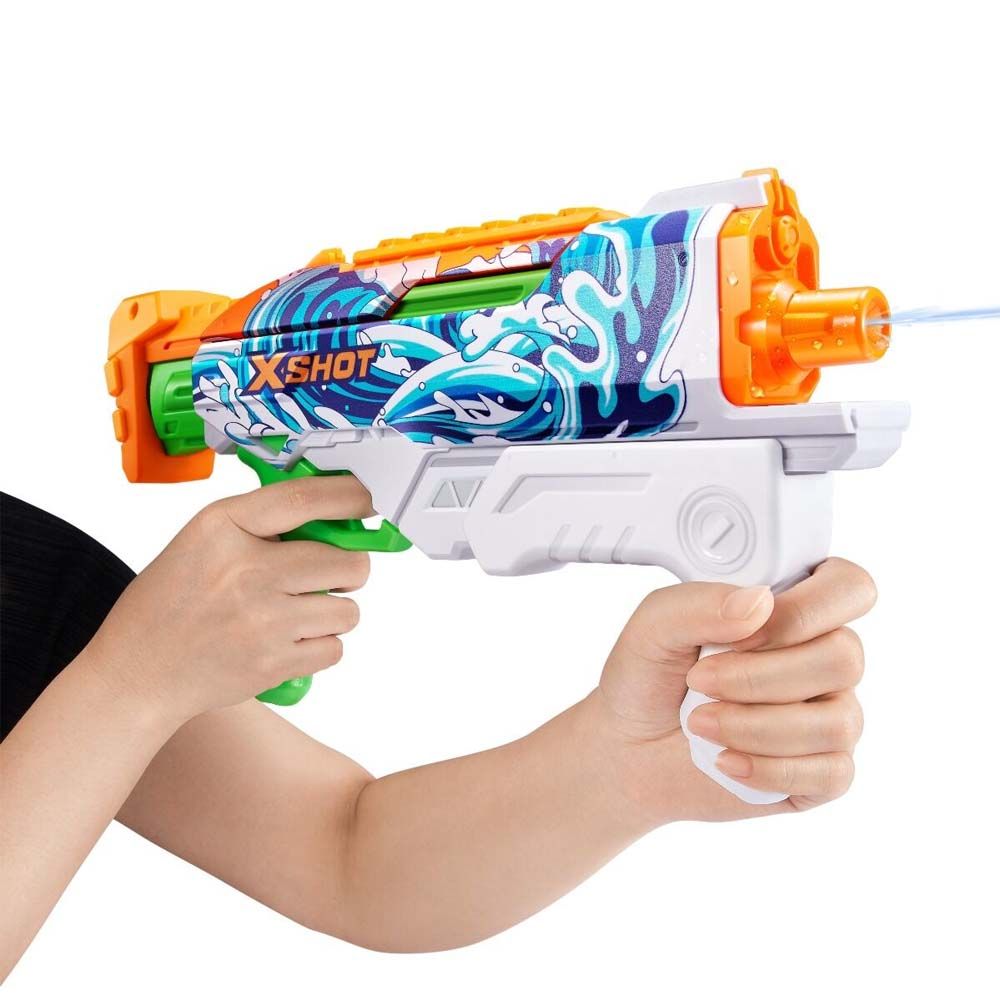 Pistol cu apa cu incarcare rapida, X-Shot Hyperload, Waves