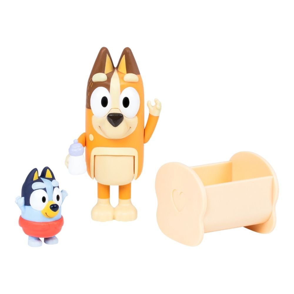 Set 2 figurine, Baby Bluey si Chilli