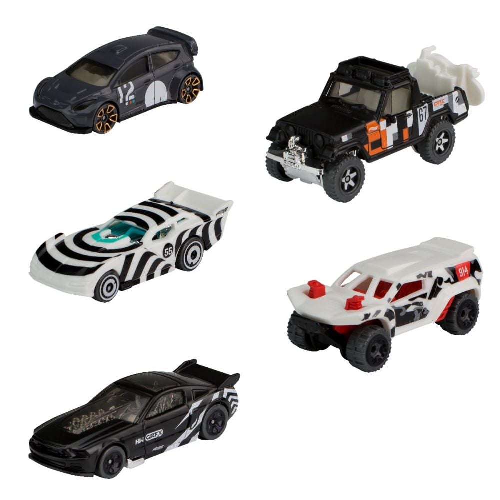 Set masinute Hot Wheels, Speed Blur, GTN45, 1:64 (5 modele)