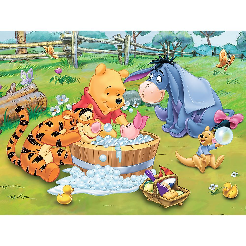 Puzzle 30 piese, Trefl, Piglet face baie, Disney Winnie The Pooh